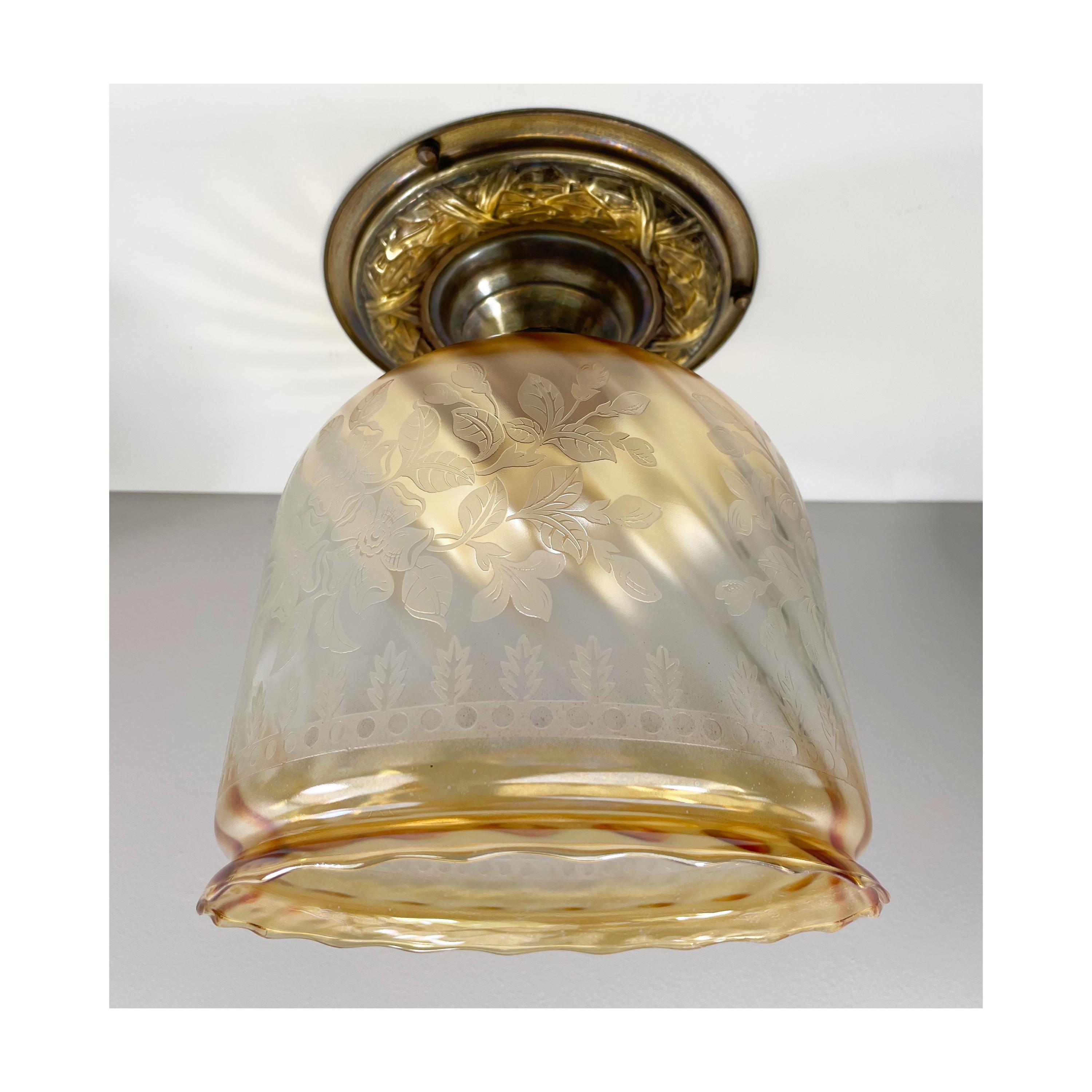 フランス製☆MOUTH-BLOWN GLASS VIANNE デスクライト/テーブルランプ