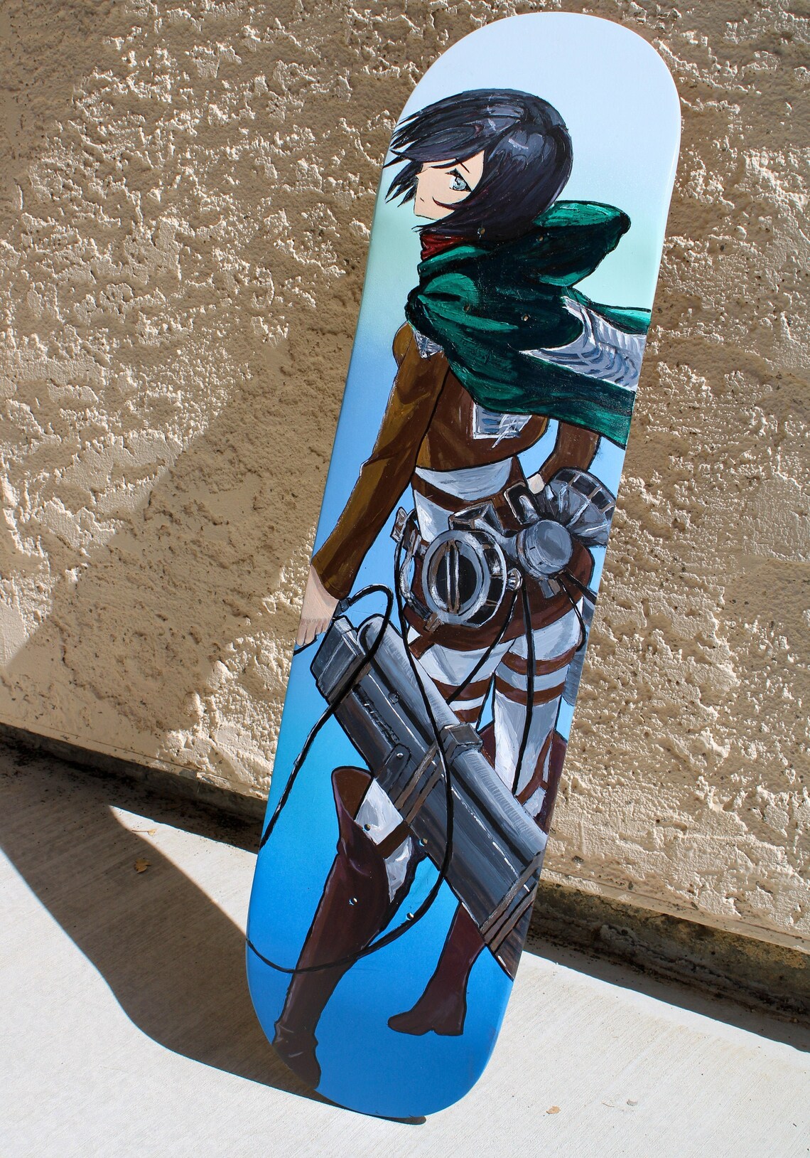 Custom Mikasa Attack On Titan Skateboard | Etsy
