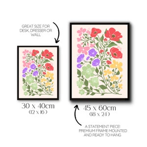 CUSTOM Family Birth Flower Bouquet Digital Illustration Personalised Gift for Mum Mother's Day Family Portrait image 6