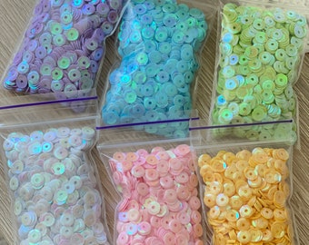 Loose Cup Sequins 5mm, 1000 PCs