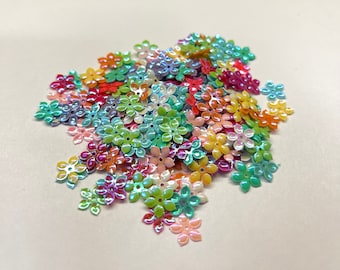 Mini Multi Color, 5 Petals, 280 pieces, 5 grams, 10mm