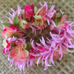 Plumeria with Spider Lily Headband (elastic): available in other colors (Artificial)