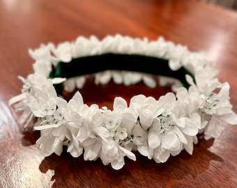 Tuberose Lei Po'o (Haku Lei)- Artificial
