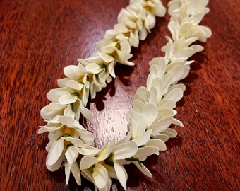 Hawaiian Jasmine Lei-Artificial