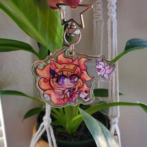 Magical Girl Fox Acrylic Charms - Double Sided Charm