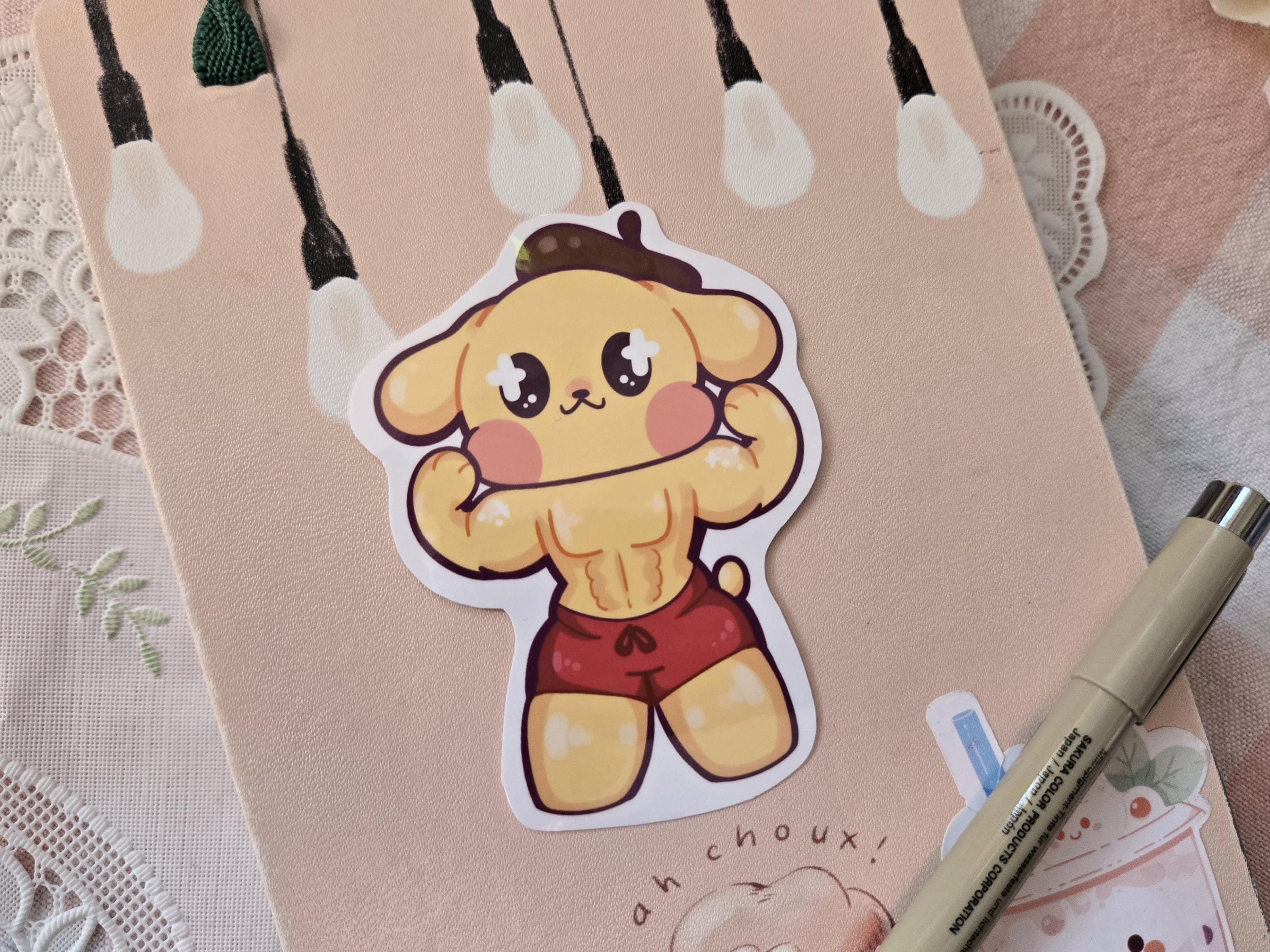 Buff Orange Sticker Buff Boi - Glossy Sticker - Etsy