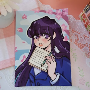 Anime schoolgirl  Art Print