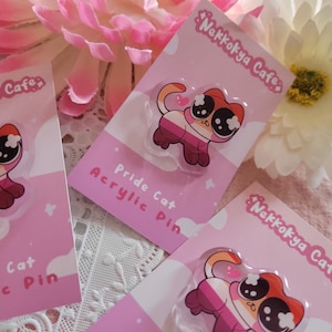 Pride Cat- Lesbian Pride - Pride Cat Pin