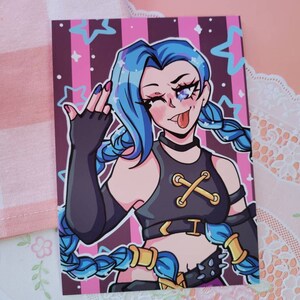 Arcane Jinx - League of Legends Art Print