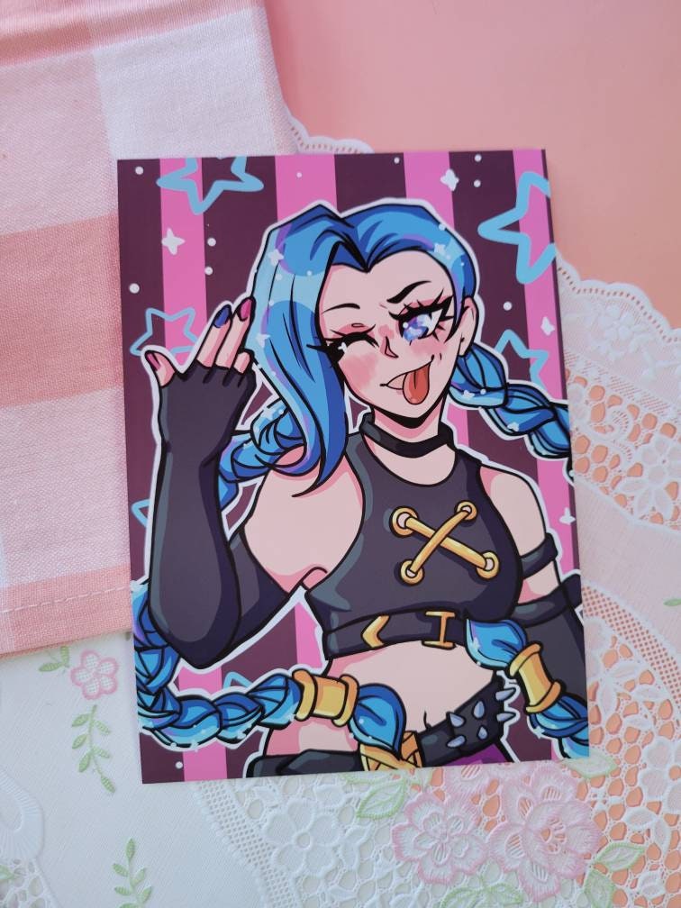 Arcane League Of Legends Jinx Theme Birthday Party Decoration Supplies