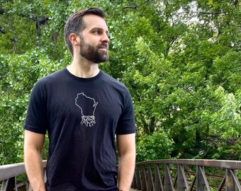 Wisconsin Roots - Men's Soft T-Shirt