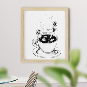 Passing The Time - Galaxie - Abstrakte Kunst - Ungerahmt