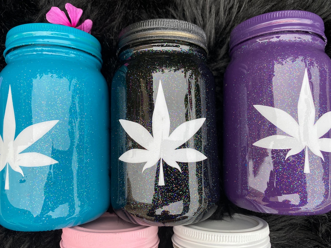 Stash jar/ jar/ 420 friendly Etsy
