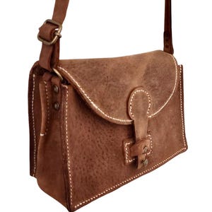 Sac en cuir véritable - fait main - cuir minimaliste - cuir tanné - cuir pleine fleur - sac cabas - sac bandoulière - Sac cuir femme