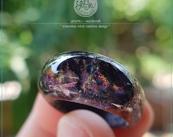 YOUMU : Anillo de madera de resina signature