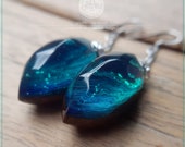 Earrings wood resin moana Thai Teak Wood Resin Earrings resin wood earrings , jewelry resin wood earrings beauty happyness lucky