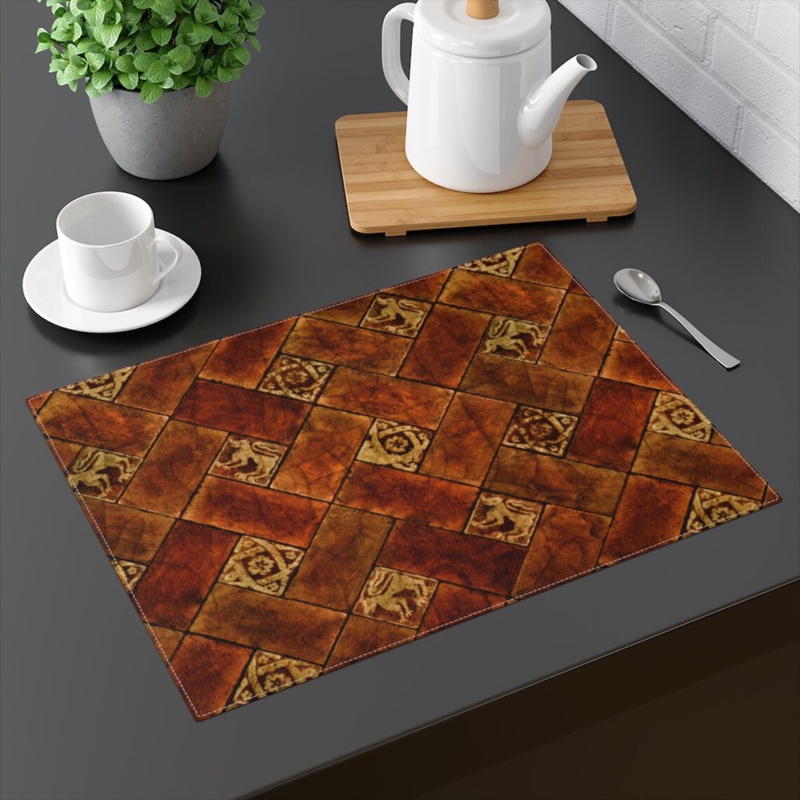 Bronze Placemat Etsy