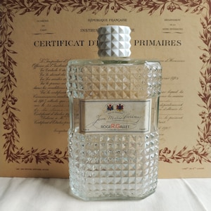 LARGE ROGER GALLET dummy-parfumfles, Frans vintage reclame-item, badkamerinrichting