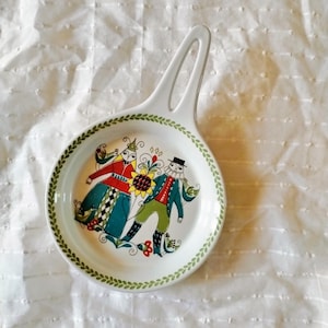 Figgjo Norway, 70s skillet, small appetizers tray, vintage Norwegian porcelain, Figgjo Flint Saga, made in Norway