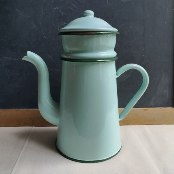 Caffettiera In Smalto Cinsa - Classica E Resistente, 1.6 Quarti