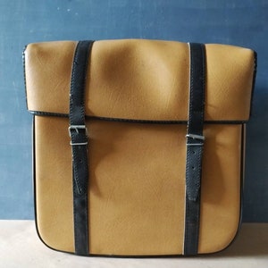 sacoche de vélo vintage, panier de vélo français, années 1960 70