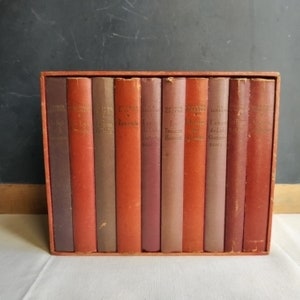 RARE vintage books bundle, set of 10 classics books in French, late XIX th early XX th century literature
