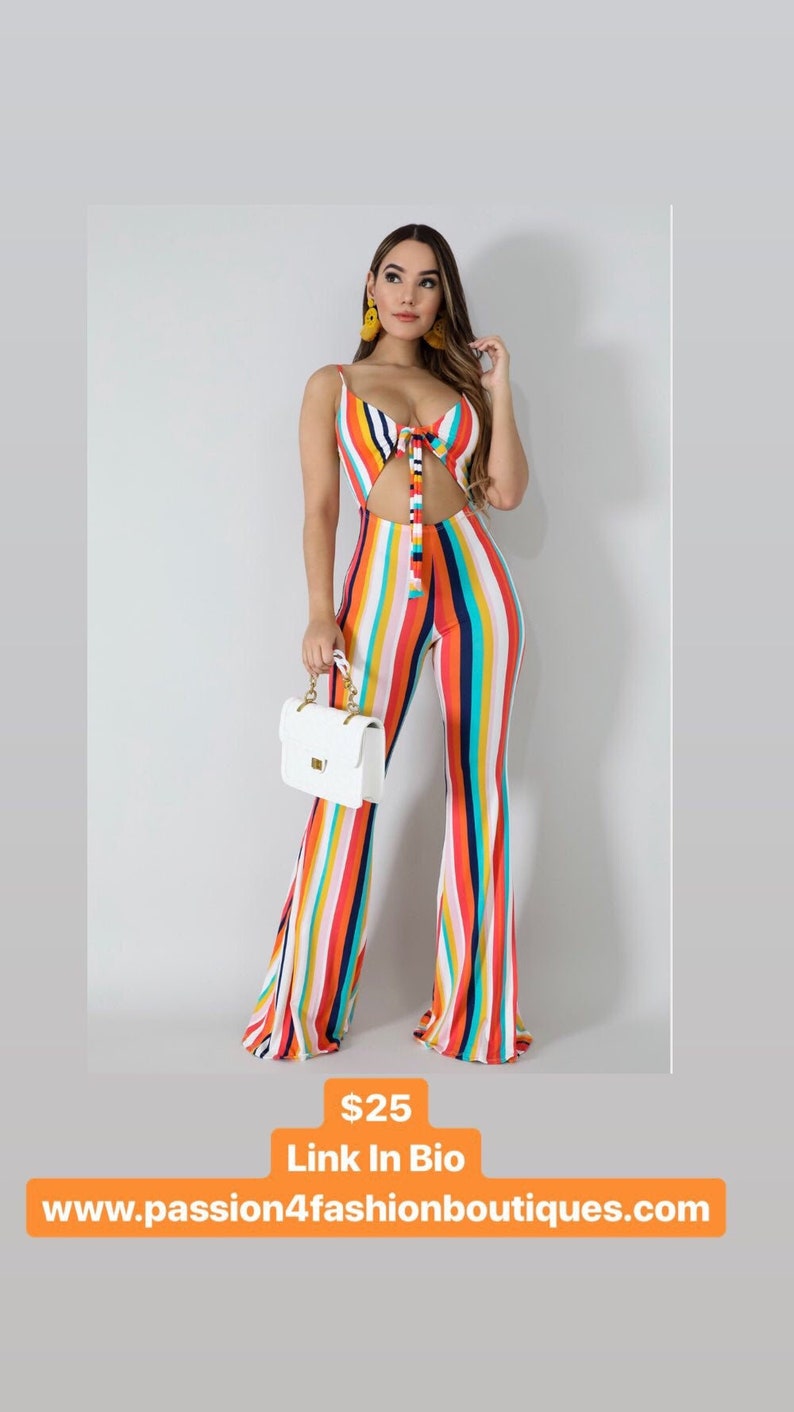 colorful jumpsuit
