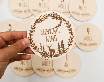 Cartes Etapes Bebe Etsy