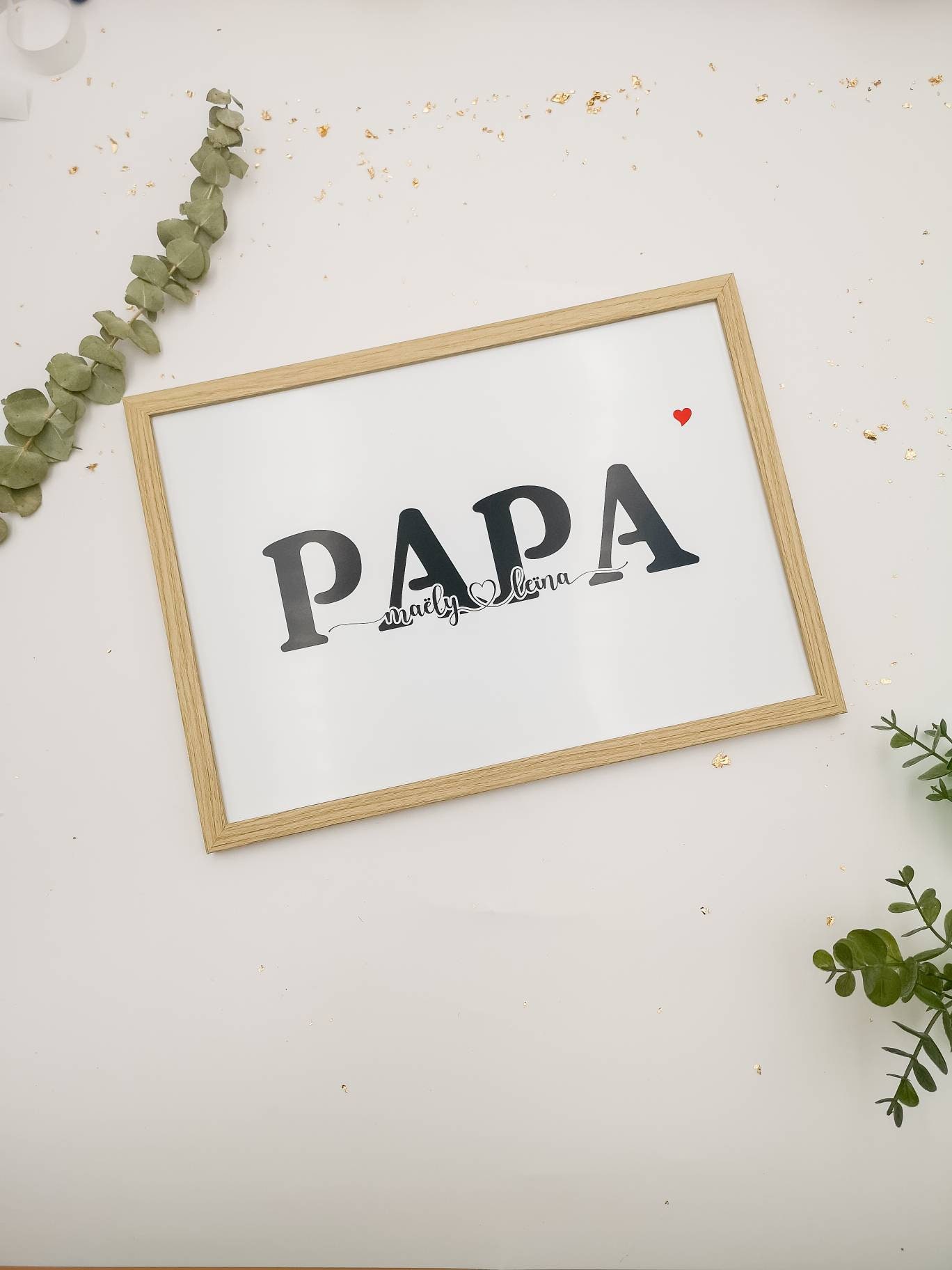 Affiche Personnalisée Papa Fête Des Pères