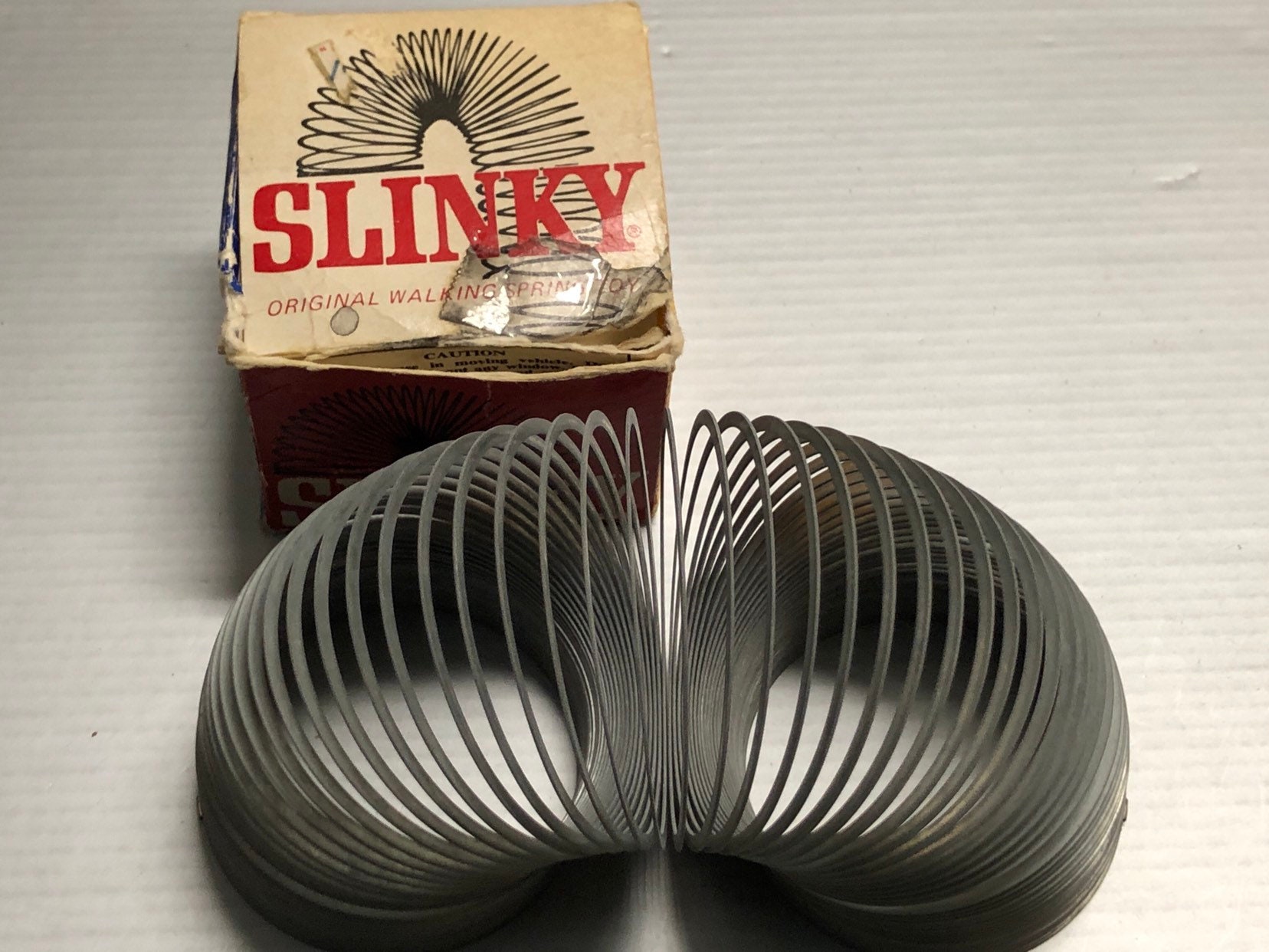 vintage slinky in box
