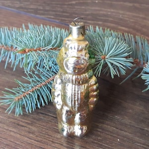 SpacemanAntique glass Christmas ornaments, Christmas glass ornaments,1960s Christmas,vintage Christmas,soviet Christmas tree glass ornament