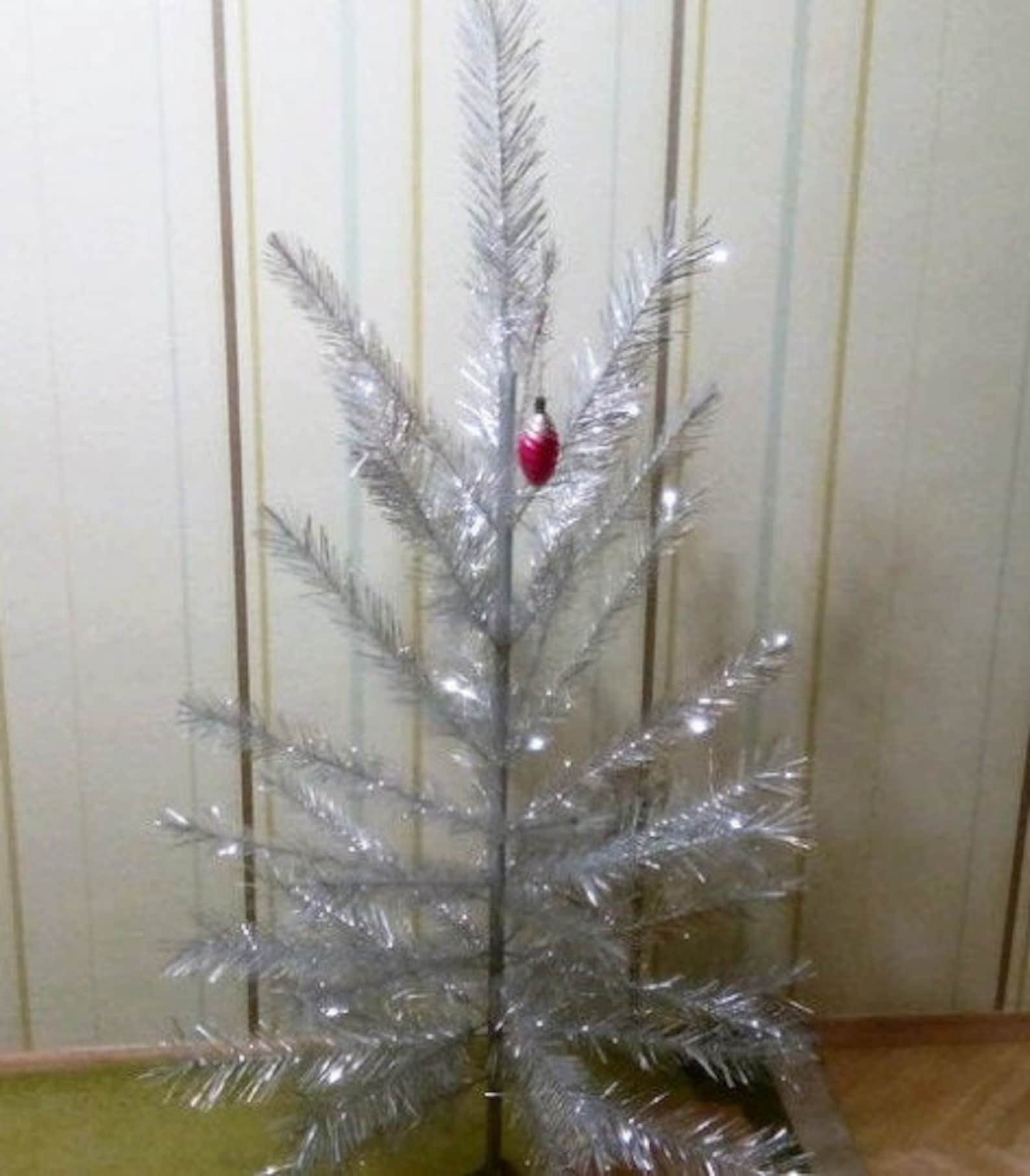 Aluminum Christmas Tree, Silver, Aluminum, Tree, Christmas Tree, 80s ...