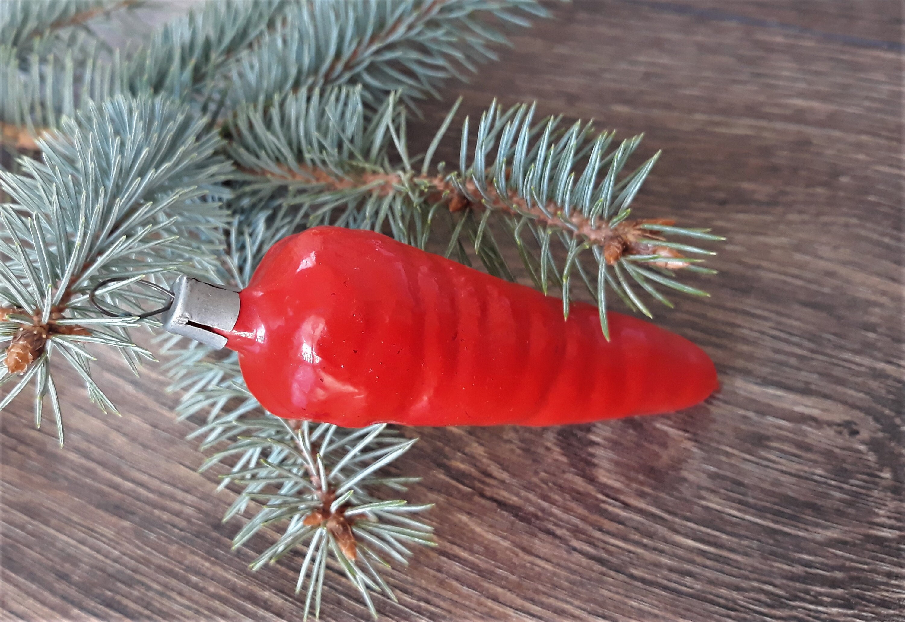 Carrot Christmas Ornament 