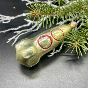 Antique missile glass Christmas ornaments vintage Christmas glass ornament 1950s Christmas space decor Christmas decoration
