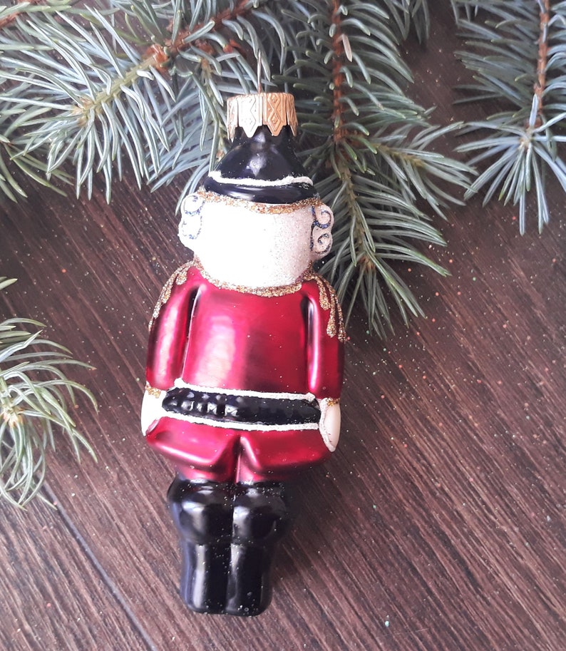 Nutcracker Glass Christmas Ornaments Blown Glass Etsy