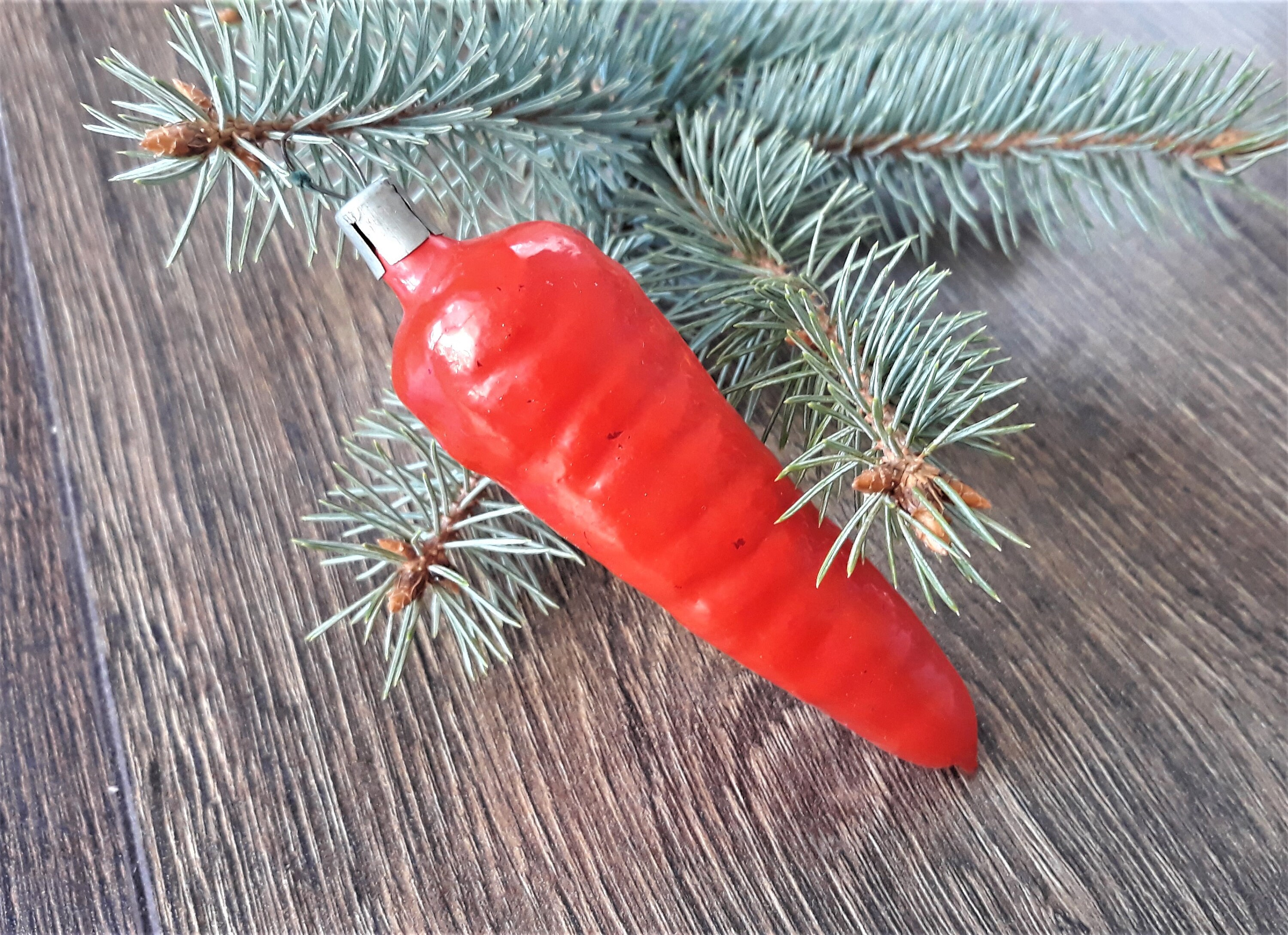 Carrot Christmas Ornament 