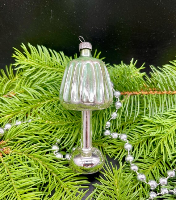 Retro Lampe Weihnachten Glasanhänger , vintage Weihnachten, Retro Weihnachten, 1950er Jahre Weihnachtsdekoration, Geschenkideen, Urlaub Dekor