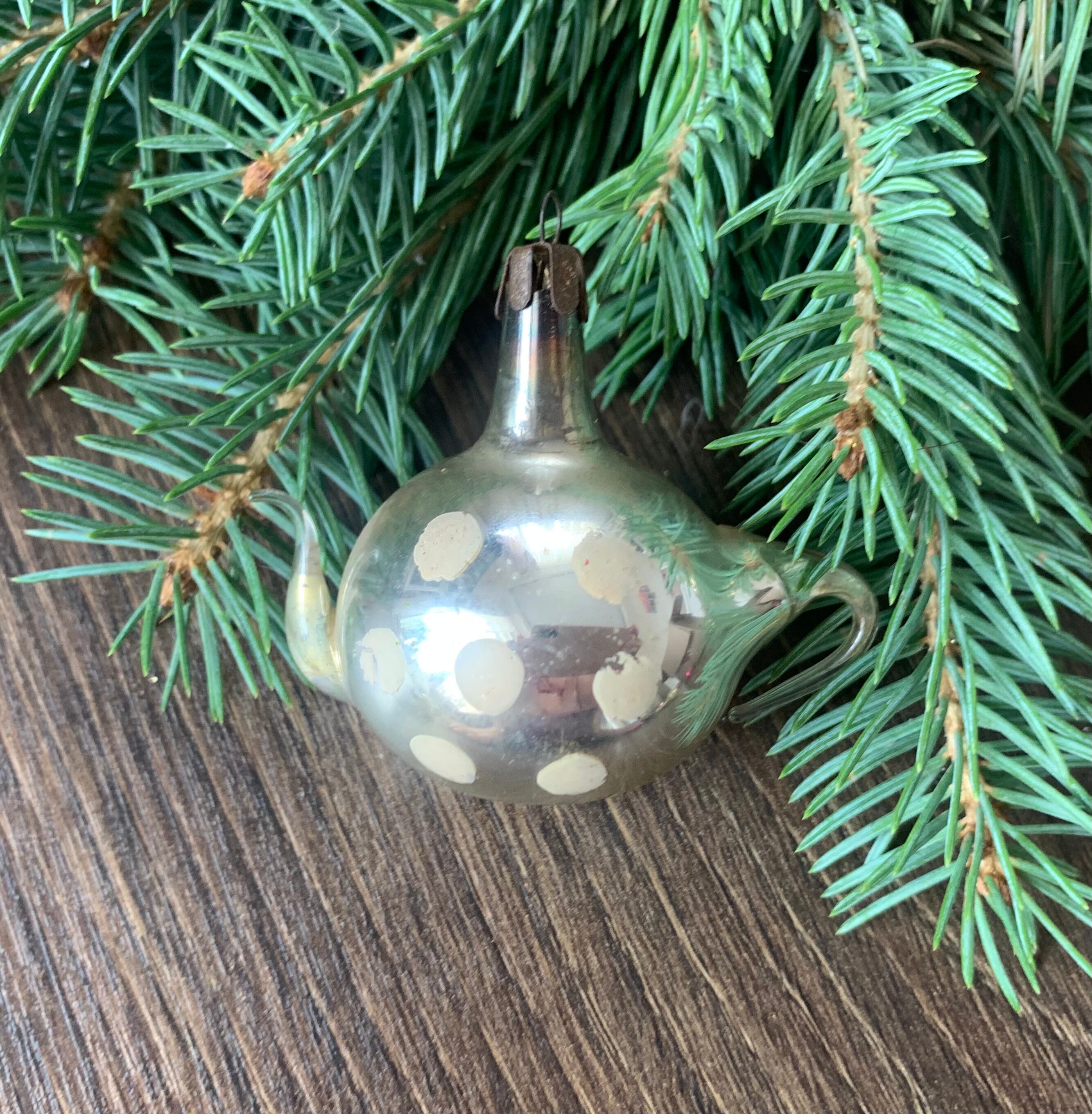 Teapot Antique Glass Christmas Ornaments Christmas Glass Etsy UK