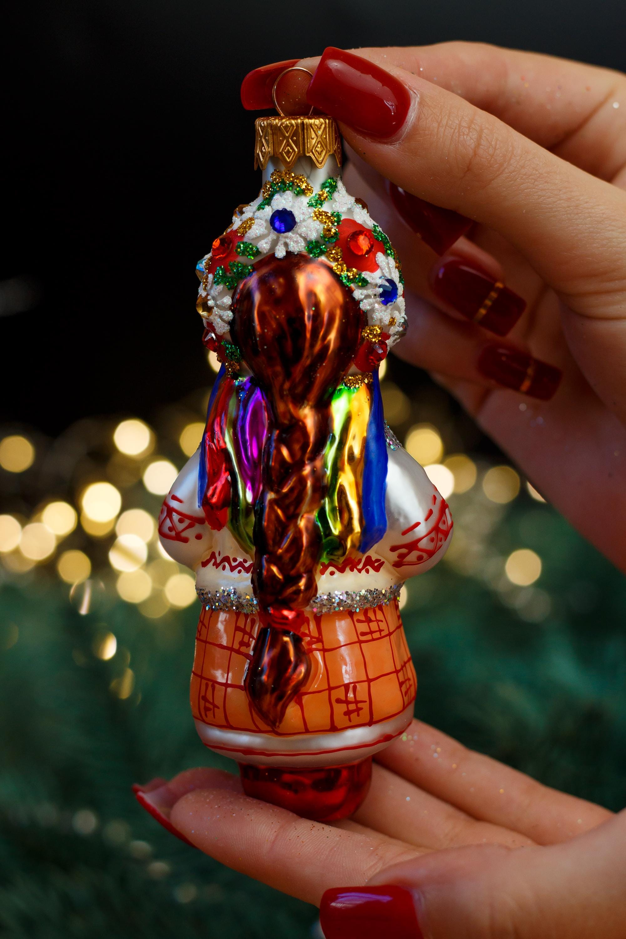 25 ウクライナ製ガラス　クリスマスオーナメント 12個セット ピンク　高級品 25 製ガラス クリスマスオーナメント 12個セット ピンク 高級品 25