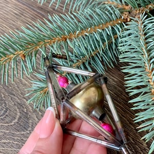 1940s vintage glass Christmas ornaments, glass beads Christmas ornaments, Christmas tree, Winter decor, Gifts ideas, Holiday decor,