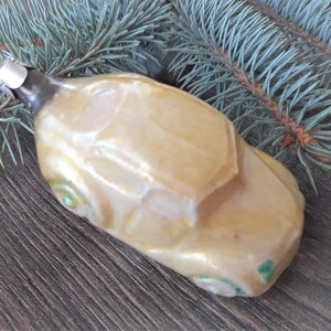 Car 1950s Christmas Glass Vintage Ornaments, Christmas Glass Ornaments