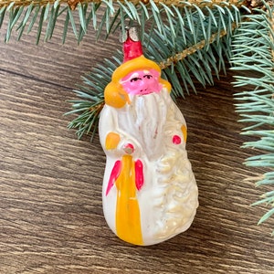 Enfeites de vidro de Natal com Papai Noel, Natal vintage, Natal retrô, Natal dos anos 1950, Ideias para presentes, Decoração de inverno, Decoração de feriado, Natal 2025