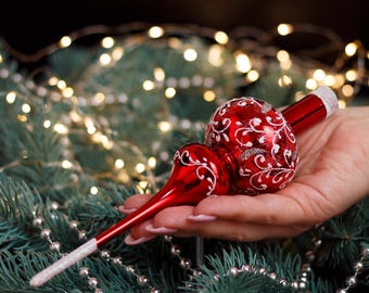 Puntale per albero di Natale, pupazzo di neve, decorazioni natalizie uniche per le vacanze, divertente decorazione per la casa, può essere utilizzato anche come cravatta per tende e bottiglia di vino