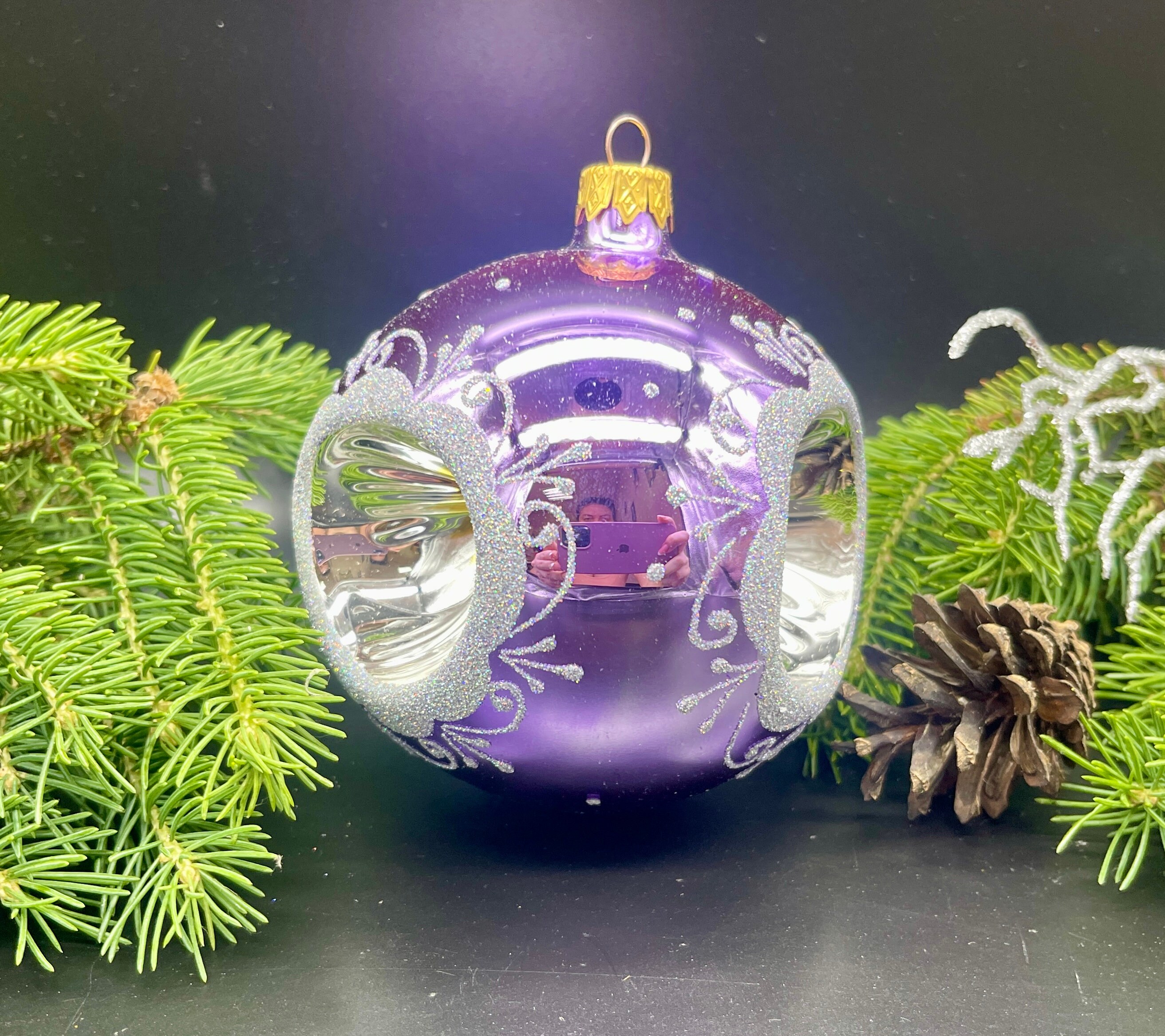 Vintage Purple Ornaments - Etsy Canada