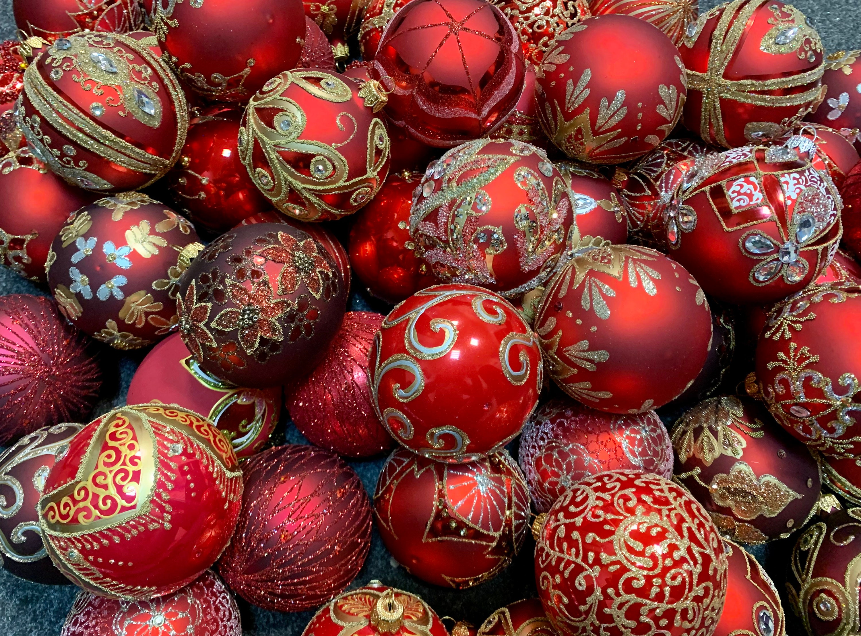 20 Red Assorted Glass Christmas Ball Ornaments Assortment Hand painted Christmas Glass Ornaments hand Painted XMAS Tree Glass Ornaments Etsy Canada