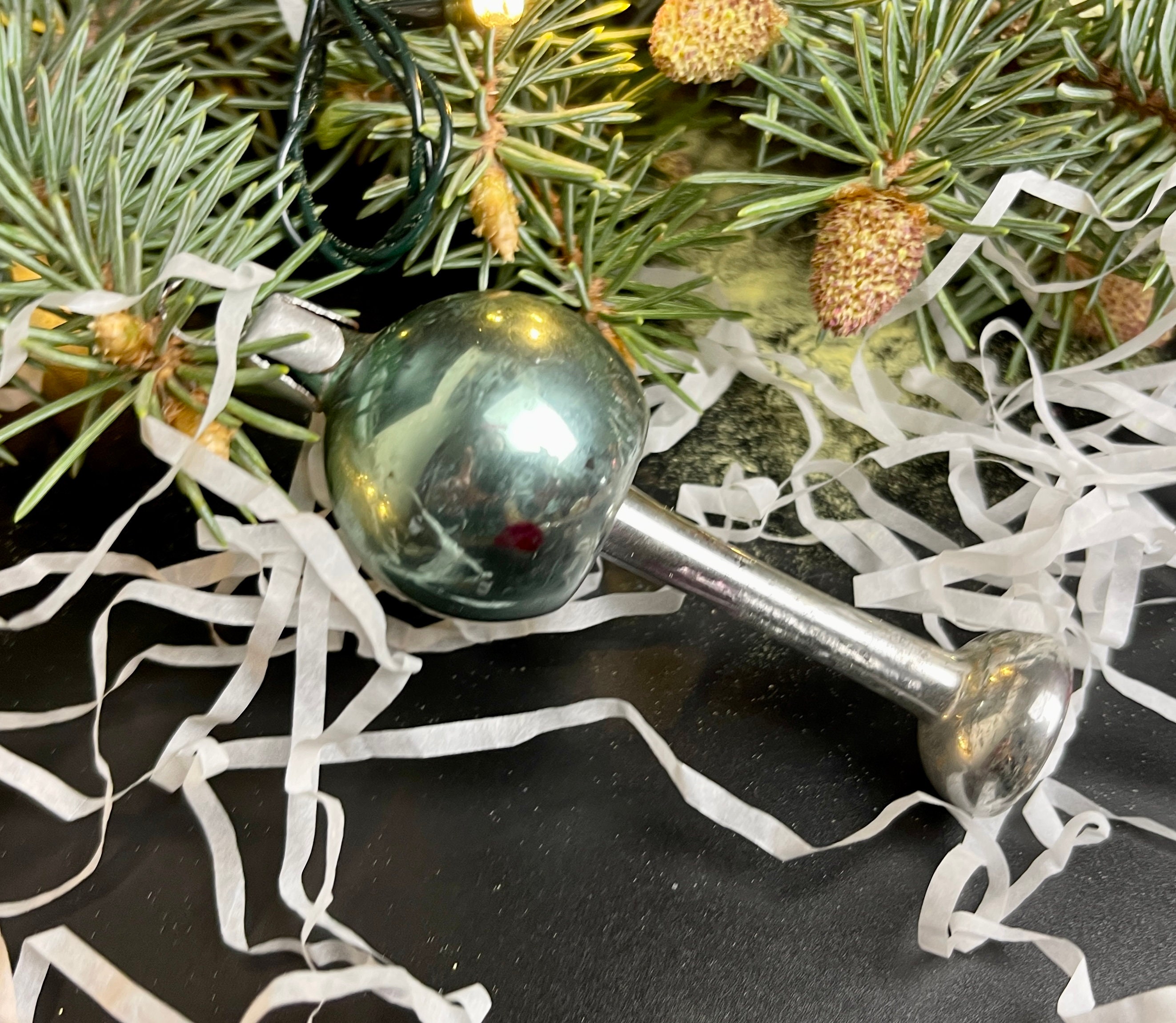 ランプ 1950年代のクリスマスガラスヴィンテージオーナメント