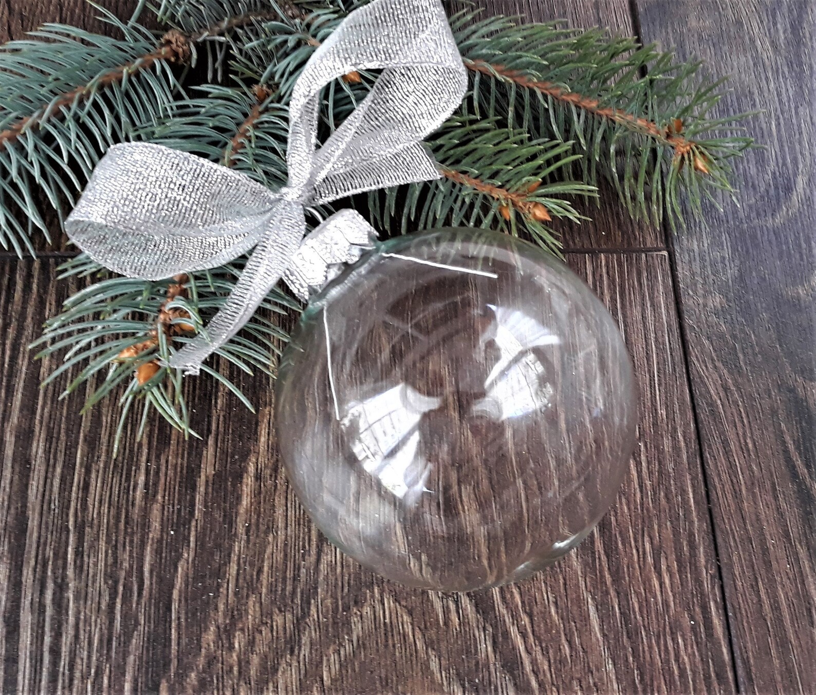 Personalized Christmas Glass Ornaments Custom Etched Glass Etsy