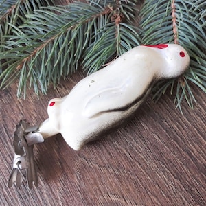 Penguin Christmas glass ornaments, vintage christmas,Retro Christmas,Hand painted ornaments, Winter decor, Gifts ideas, Holiday decor