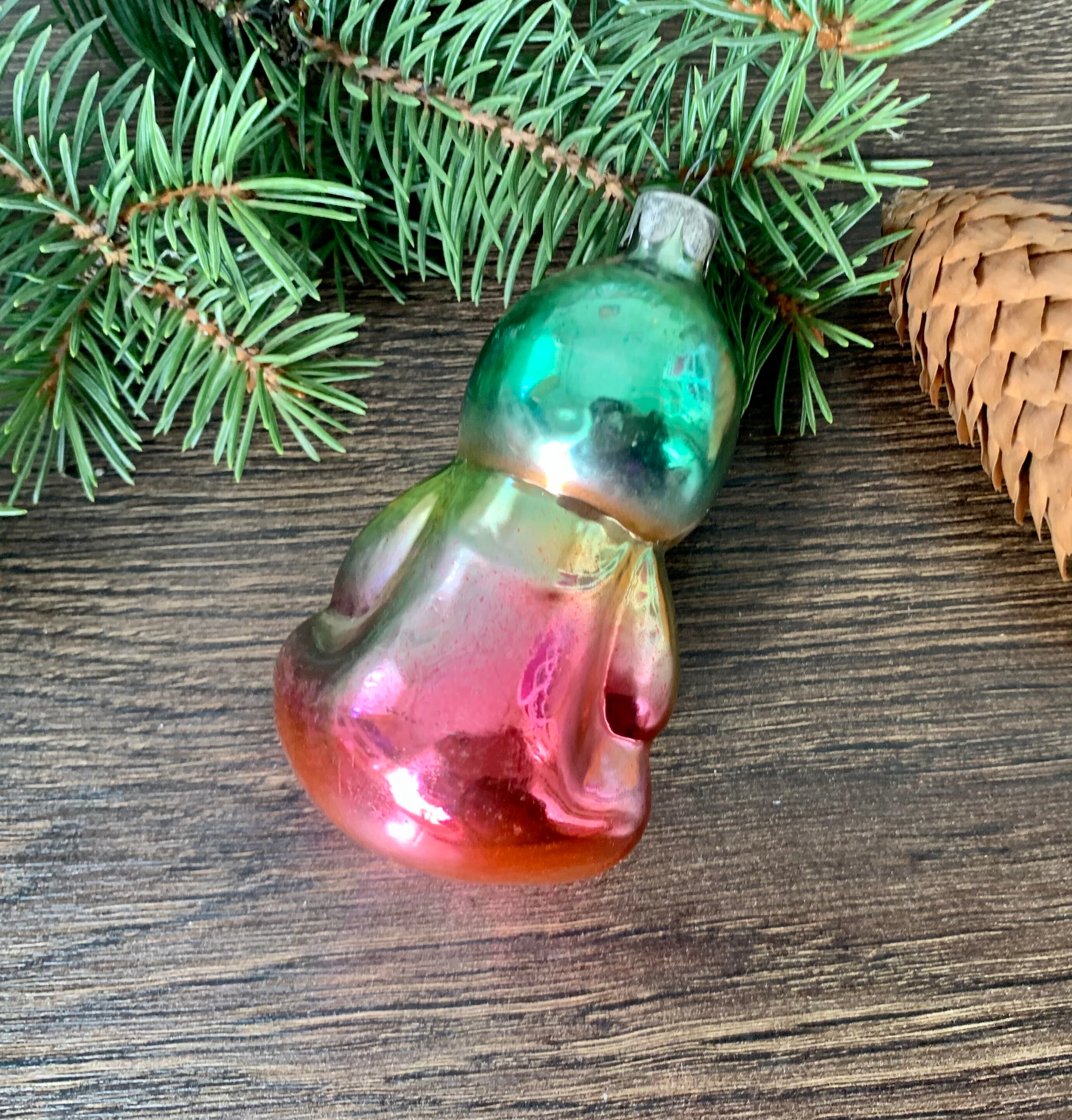 アンティークガラスのクリスマスオーナメント、クリスマスガラス