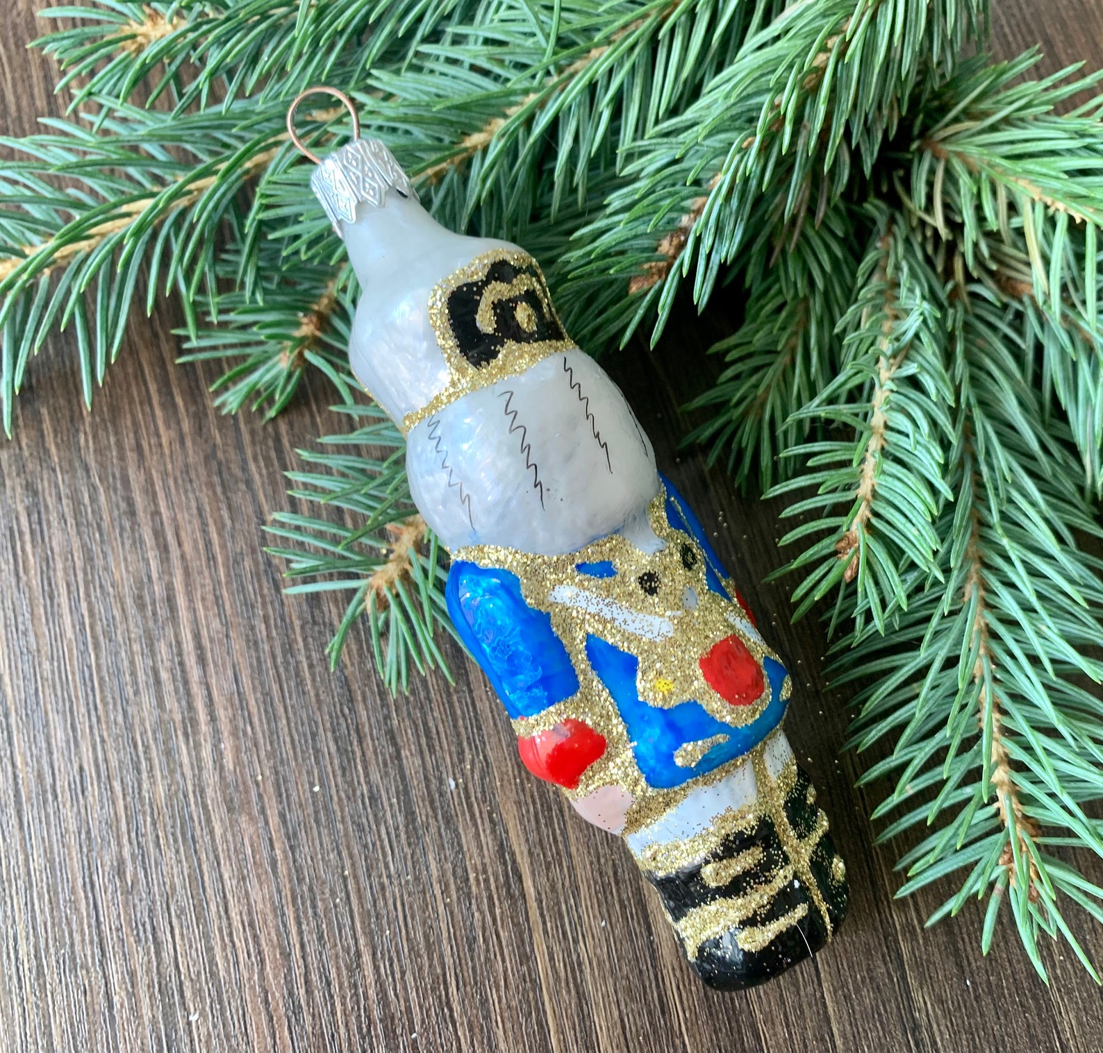 Nutcracker Glass Christmas Ornaments Blown Glass Etsy